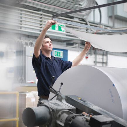 Etikettierlösungen für Papierindustrie