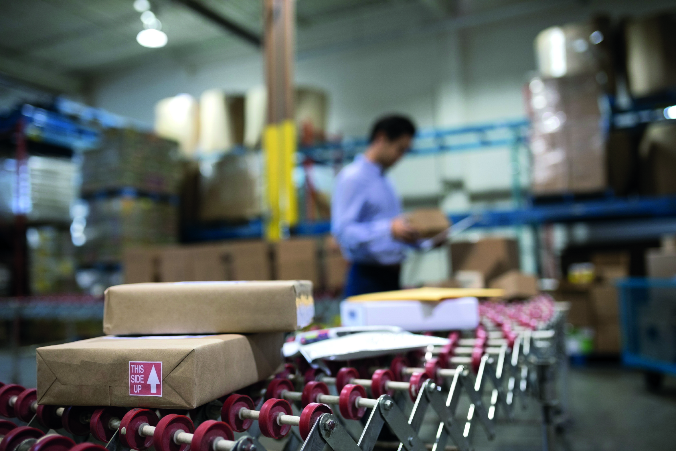 Etikettierlösungen in der Logistik-Branche.