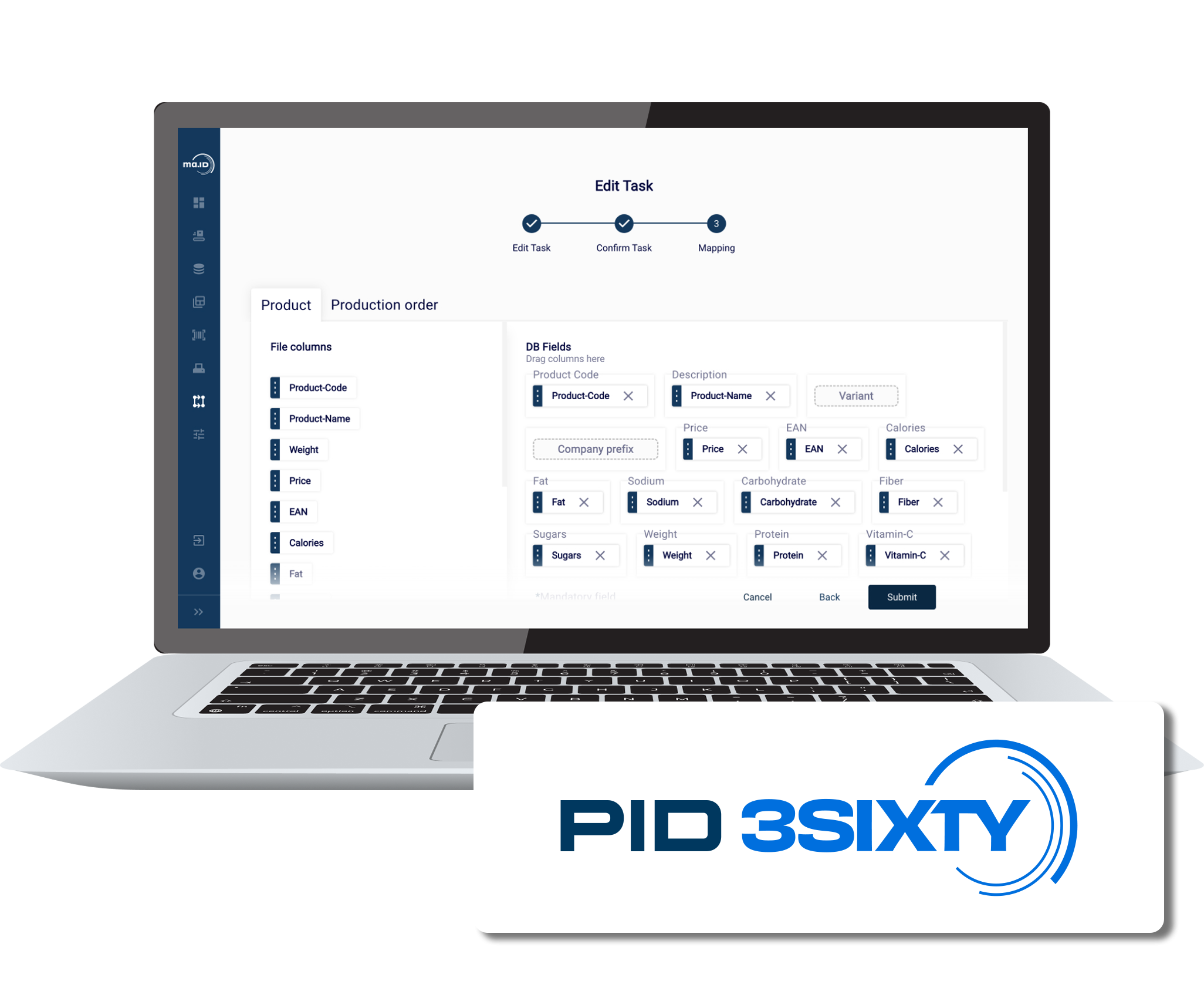 PID 3SIXTY - Software platform for print and data management